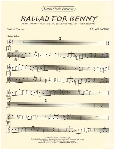 Ballad For Benny